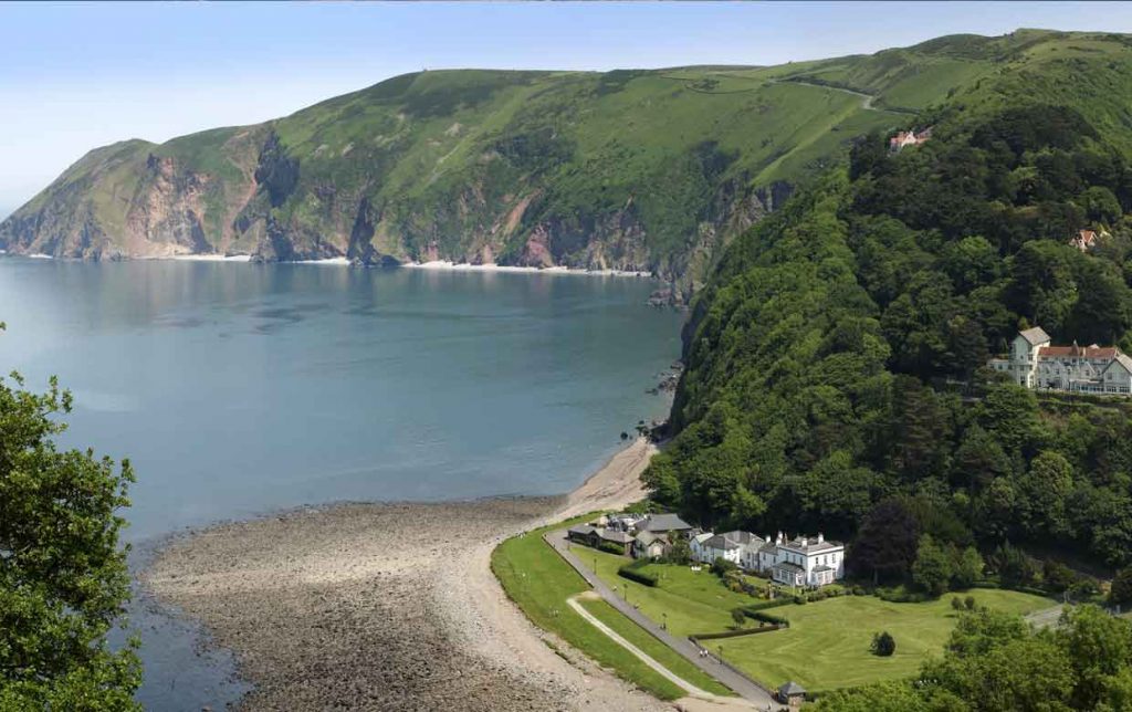Lynton and Lynmouth and dramatic sea cliffs