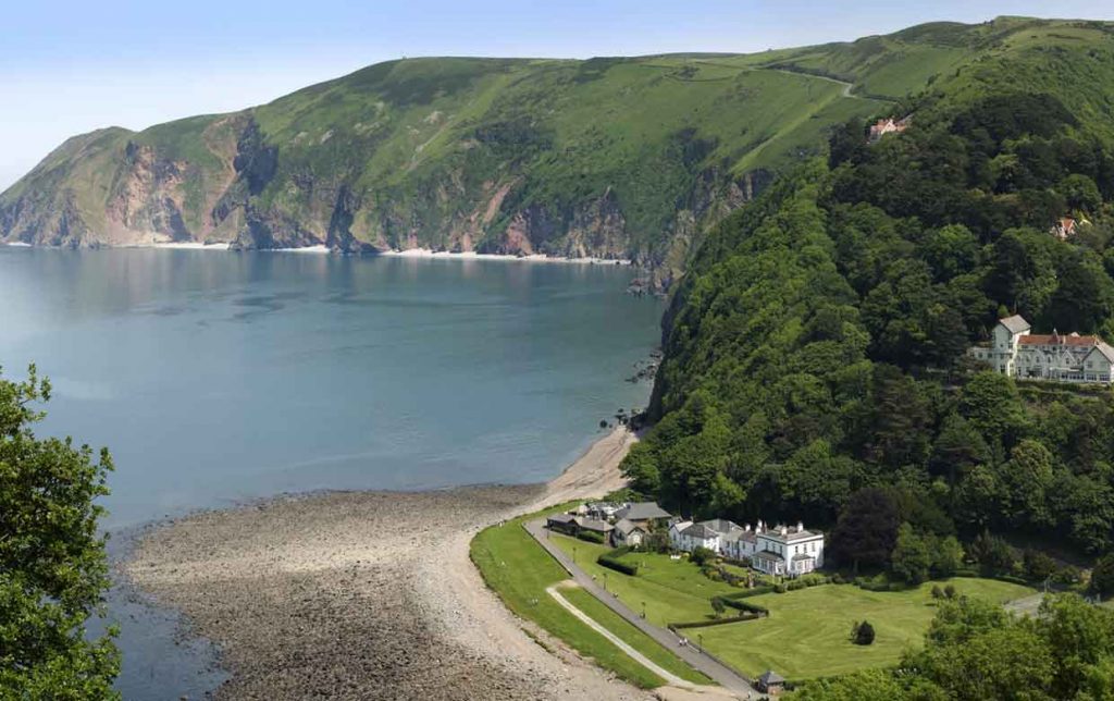 Lynton and Lynmouth and dramatic sea cliffs